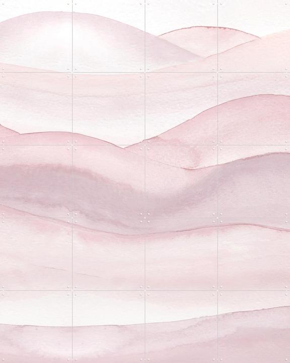 Watercolor ombre curves