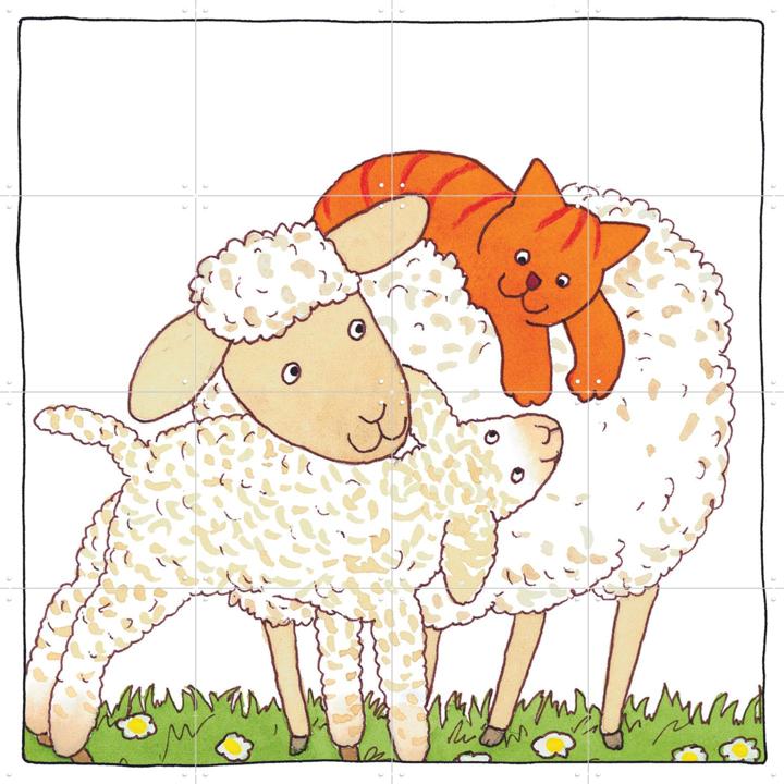 Dikkie Dik tussen de Schapen