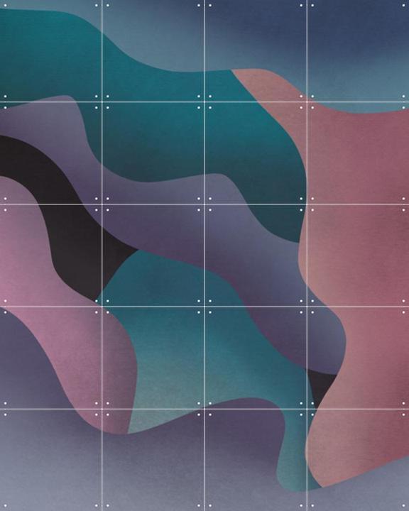 Purple Fluid Abstract