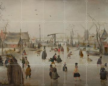 'Auf dem Eis' von Hendrick Avercamp & Mauritshuis