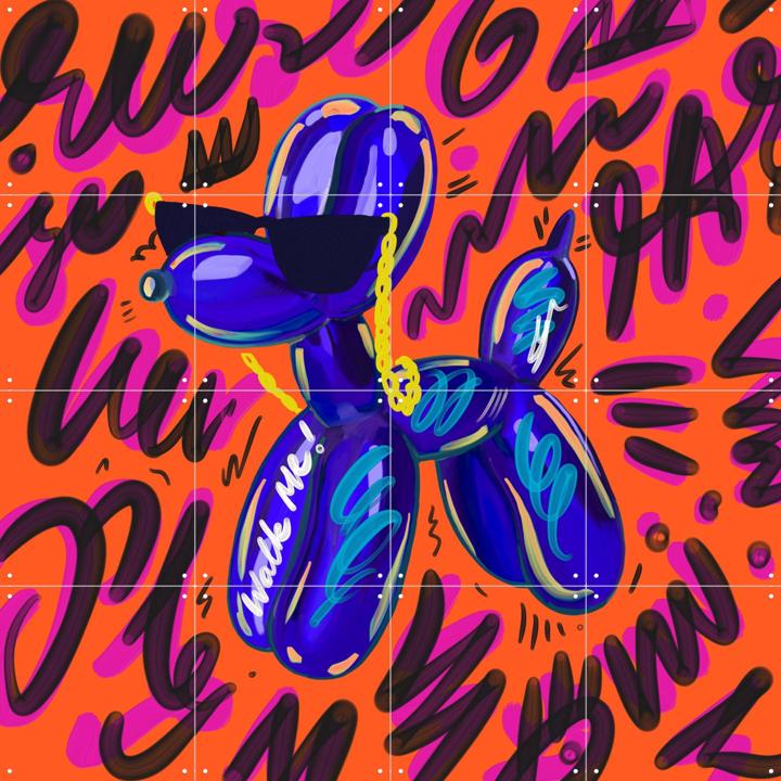 Balloon Dog - Orange