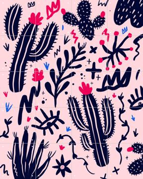 'Mexico Cactus' by Pop-art by Tadej