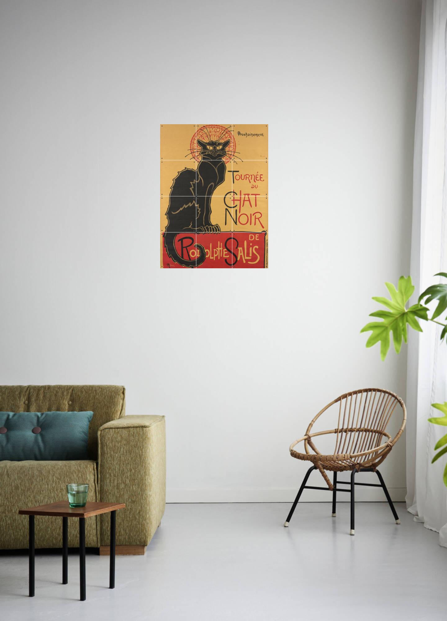 Le Chat Noir (1896), by Théophile Alexandre Steinlen - IXXI