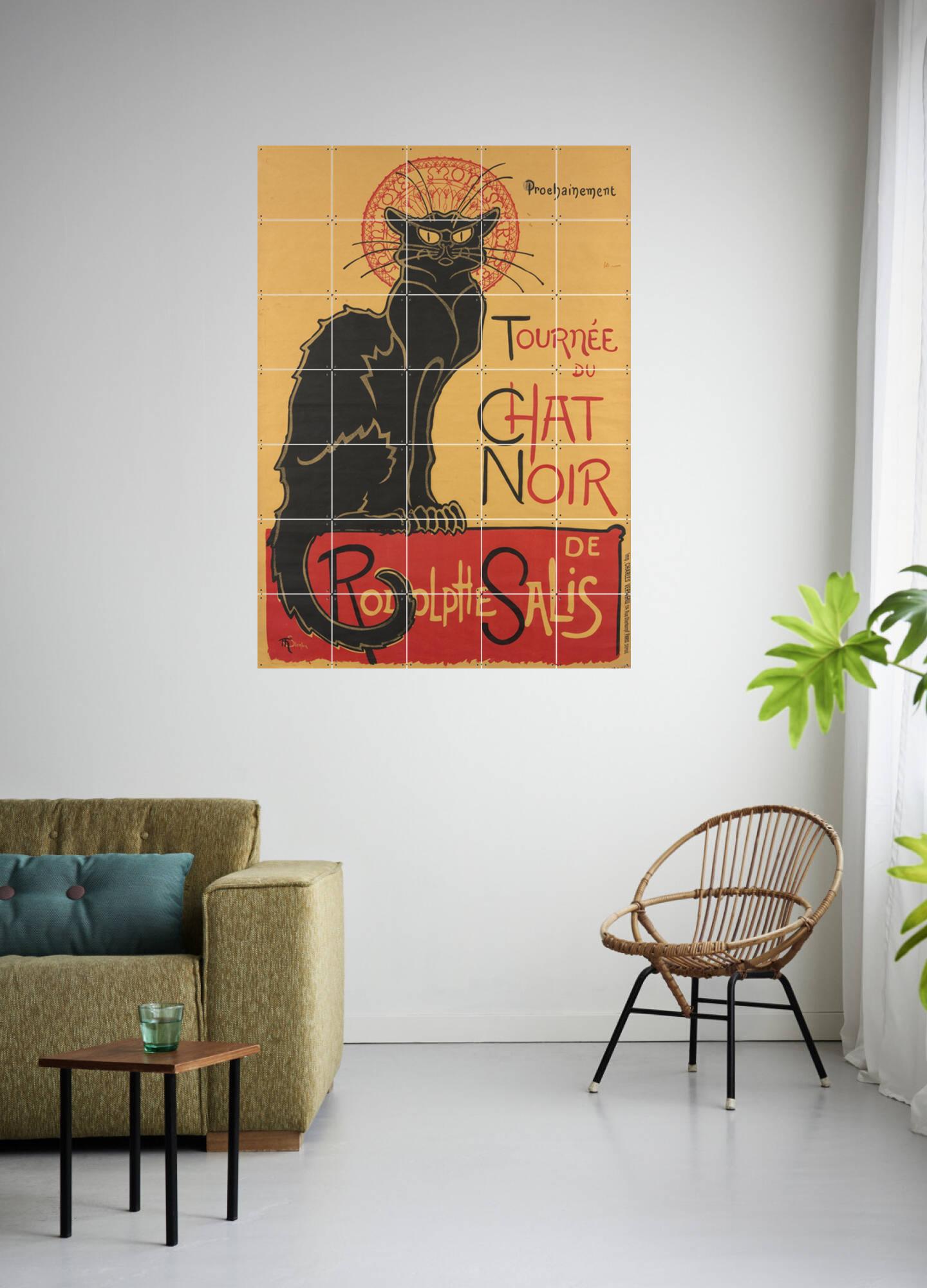 Le Chat Noir (1896) By Théophile Alexandre Steinlen | Wall Art