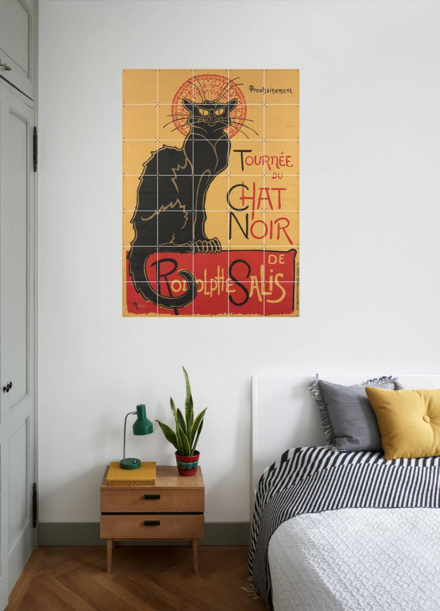 Le Chat Noir (1896), by Théophile Alexandre Steinlen - IXXI