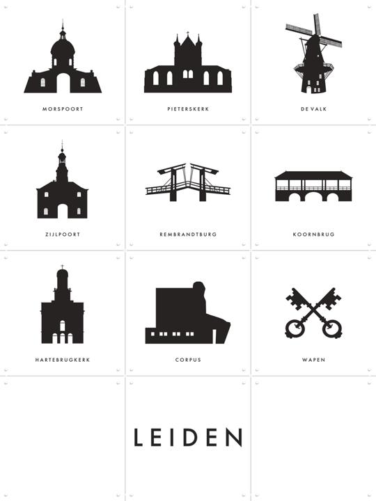 Leiden Architectuur Collage Box