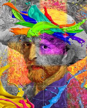 'Colors Changing Hue' par Alejandro B. Canoy & Van Gogh 21st Century