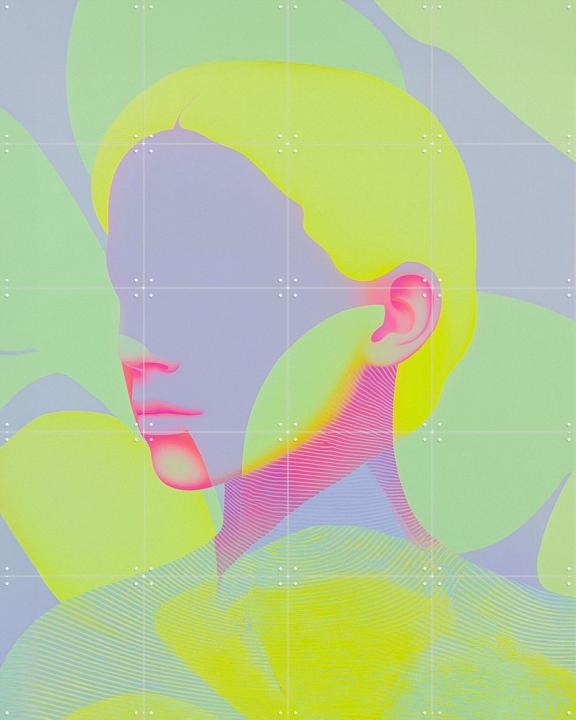 Neonpastel Portret - Una