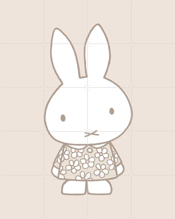 Miffy Sand with Flower Dress