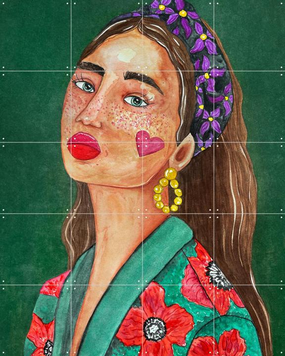 Girl with hairband
