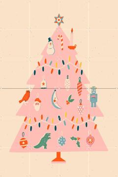 'Happy Christmas Tree' by Treechild