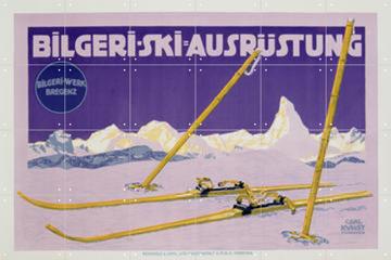 'Skiing in Austria' von Bridgeman Images