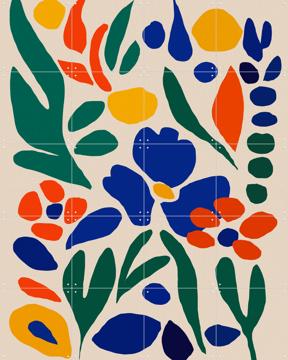 'Expression Of Nature’s Vivid Beauty' van Little Dean