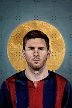'Lionel Messi FCB' van David Diehl