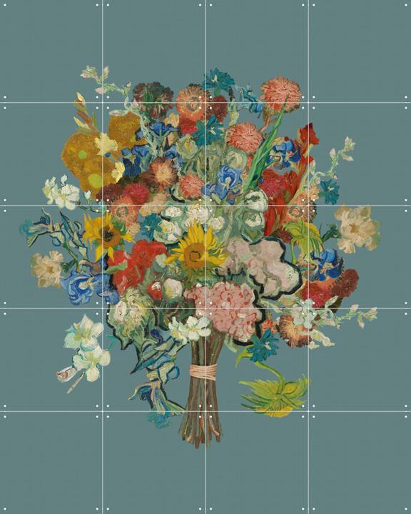 Vincent's flowers - blue