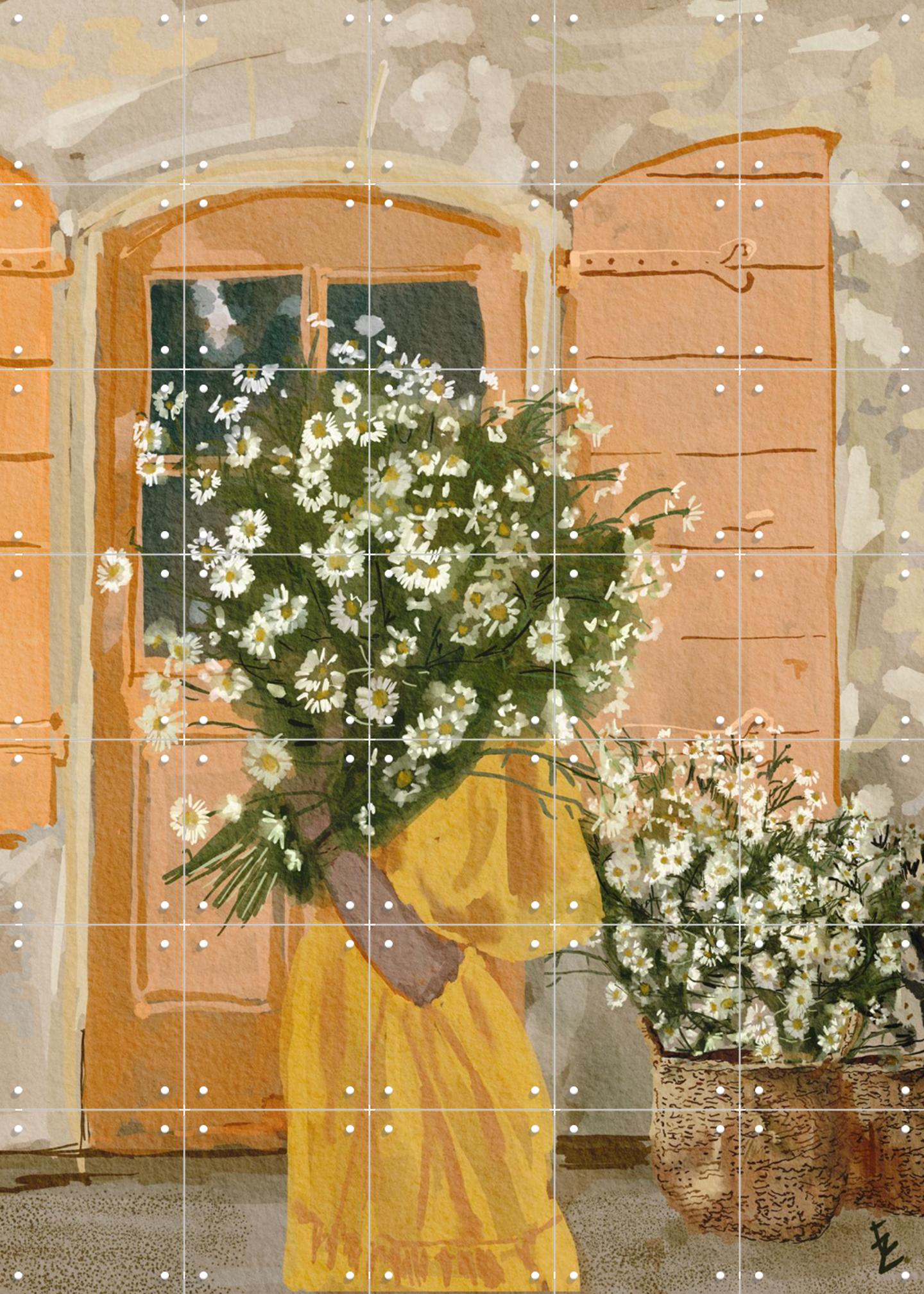 Daisy lady By Ekaterina Zagorska | Wall Art & Art Prints | IXXI