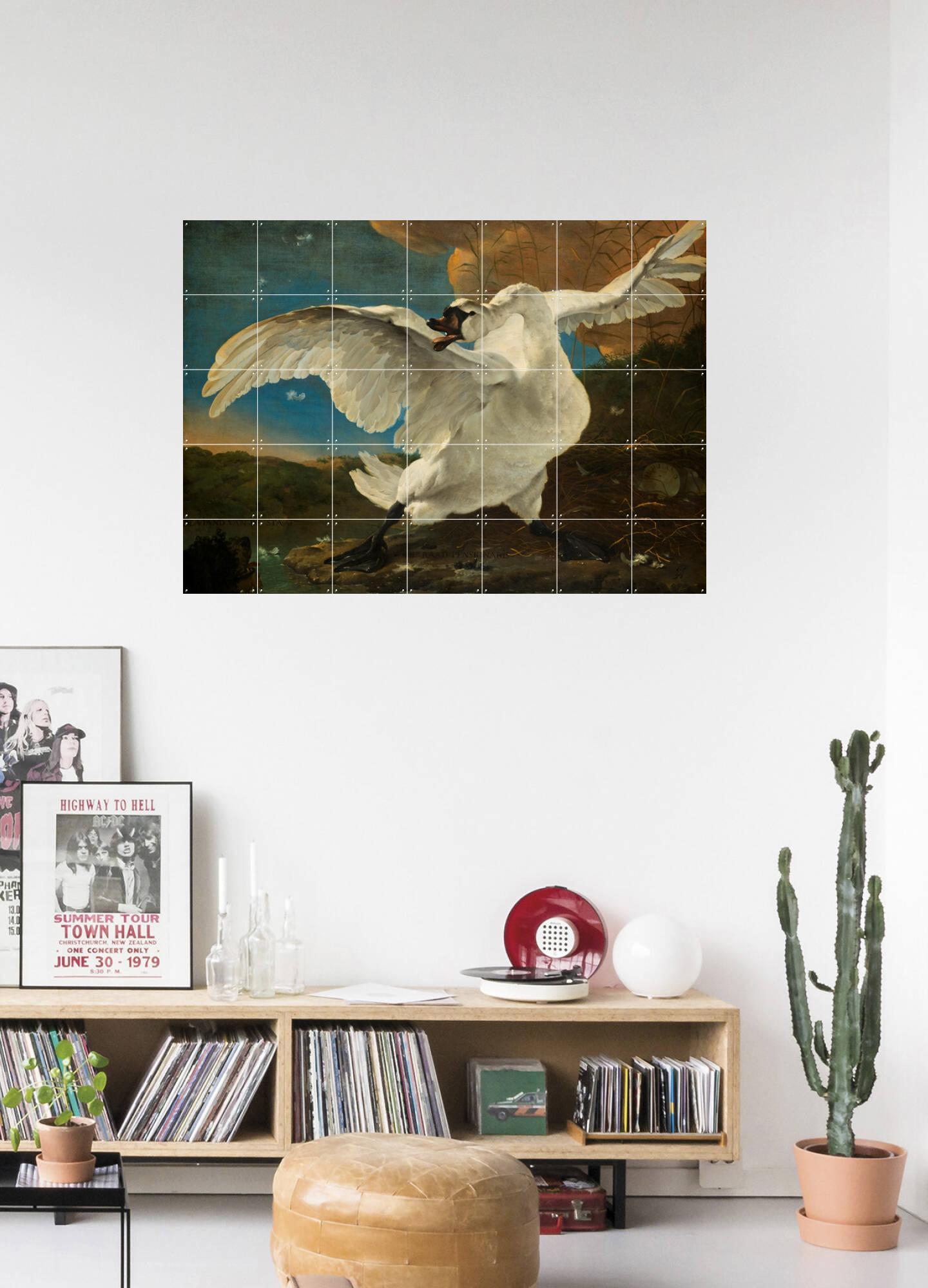 The Threatened Swan, by Jan Asselijn & Rijksmuseum - IXXI