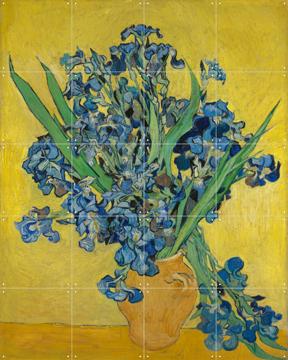'Irises (1890)' by Vincent van Gogh (1853 - 1890) & Van Gogh Museum