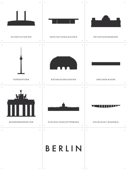 Berlin Architecture Collage Box