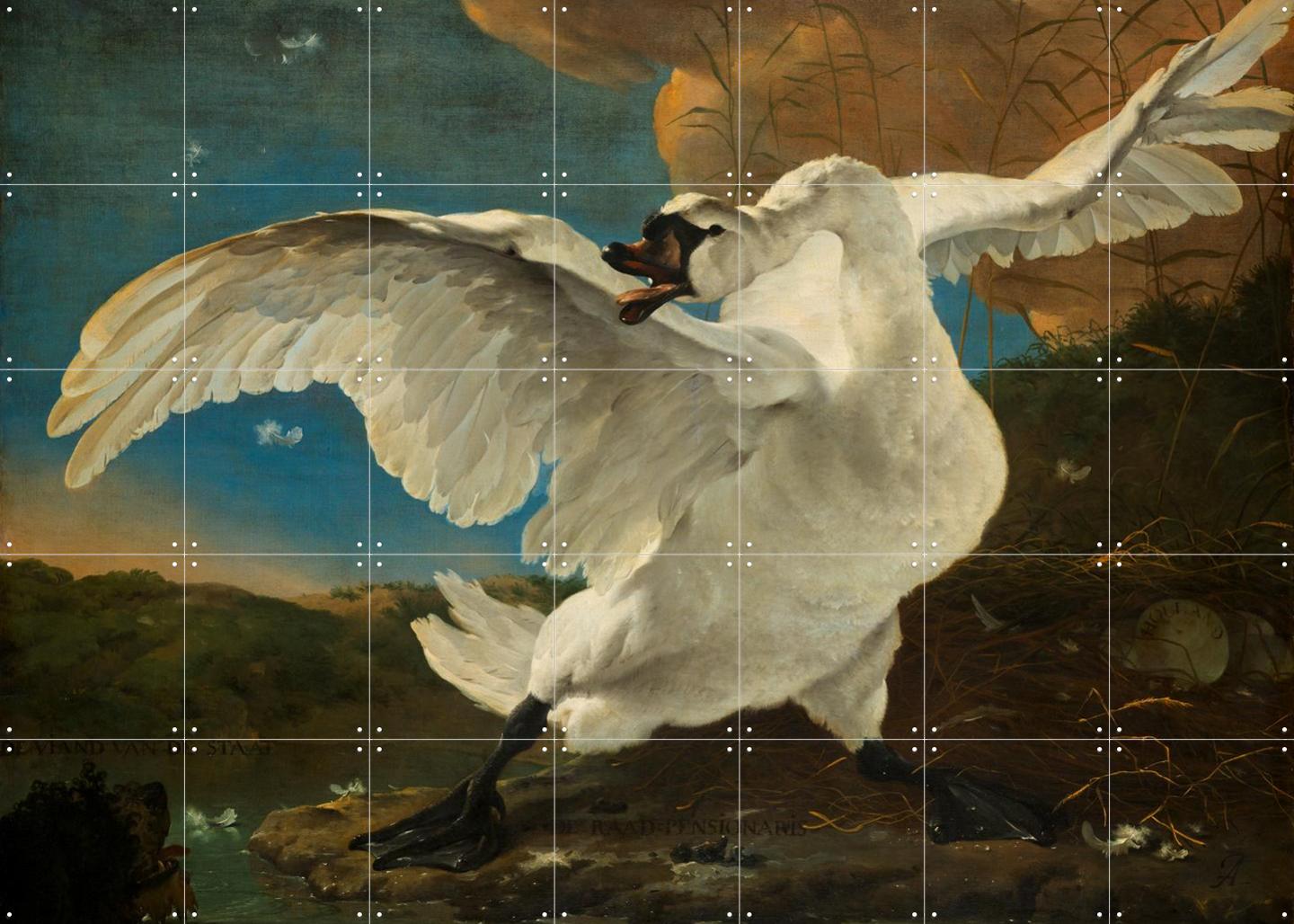 The Threatened Swan By Jan Asselijn | Wall Art & Art Prints | IXXI