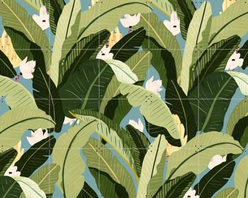 'Banana Leaf Stone Blue' van Lotte Dirks