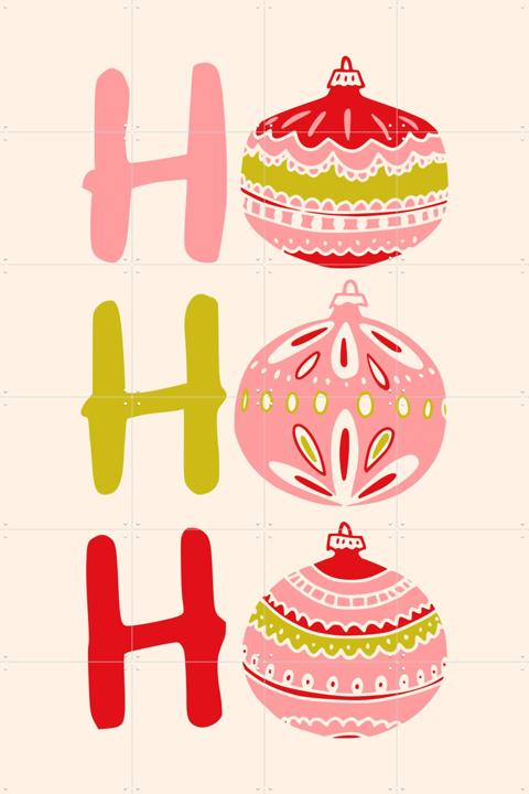 HoHoHo - rosa