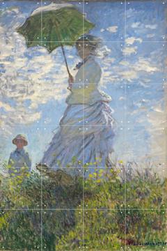 IXXI - Women with a Parasol - Madame Monet and Son par Claude Monet & Bridgeman Images