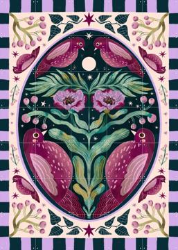 'Folk Art Birds' by Lena Addink