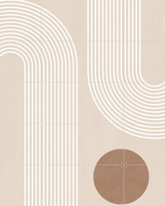 Beige Arc Poster No.1