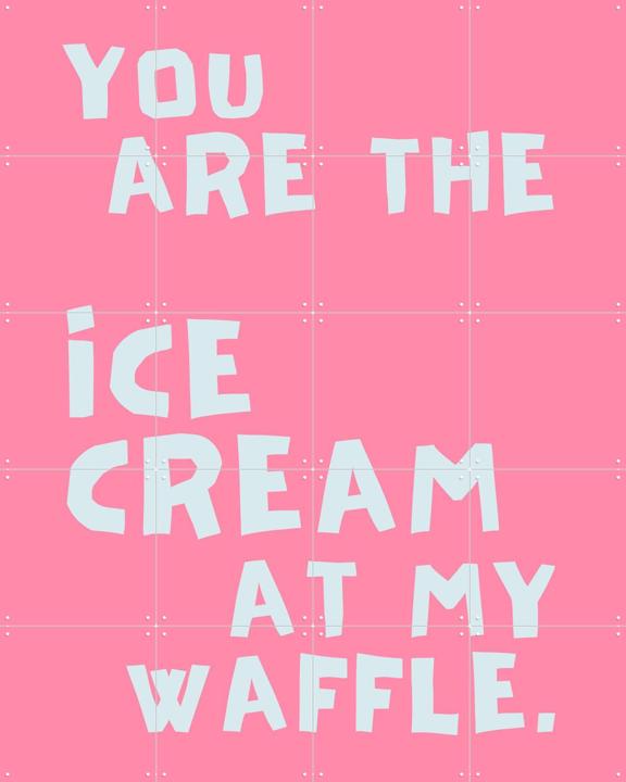 Sweet Waffle Love Quote