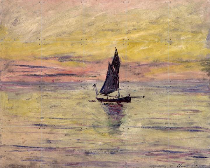 The Sailing Boat - Evening Effect