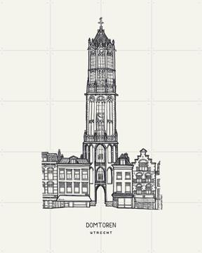 'Domtoren' by Huisportret & Art in Maps
