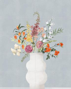 'Flowers in Vase' by Goed Blauw