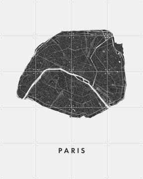 'Paris City Map' by Art in Maps