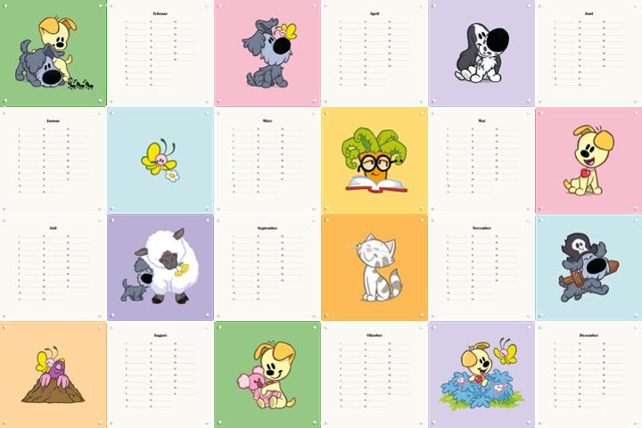 Woezel & Pip Color Calendar