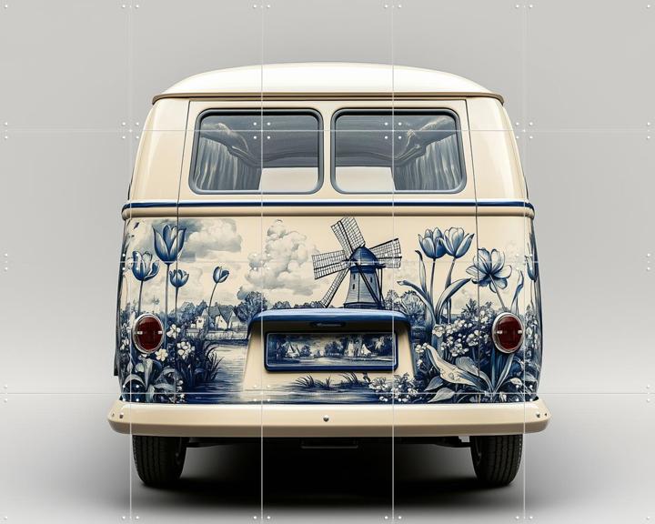 Delft Blue VW Bus 2