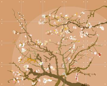 'Almond Blossom Taupe' by Wesley van der Heijden & Van Gogh 21st Century