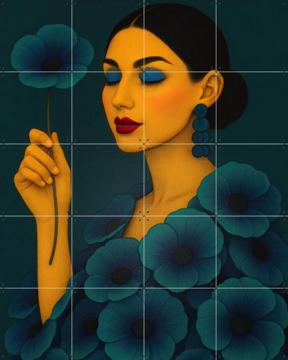 'He Loves Me Ill Just Keep The Flower' von Moonheart Artworks