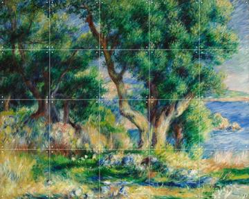 'Landscape on the Coast, near Menton' par Pierre-Auguste Renoir & Museum of Fine Arts Boston