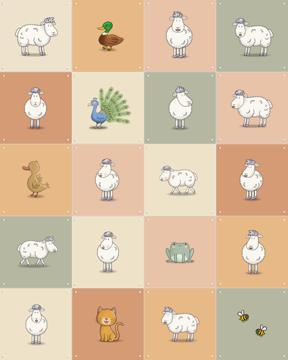 'Mike & Molly Color Collage Box' by Mike & Molly & Van Hoorne Studios