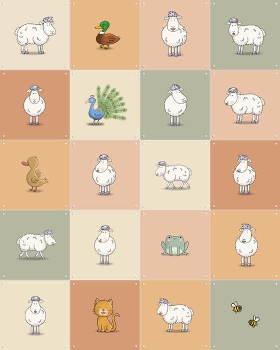 Mike & Molly Color Collage Box