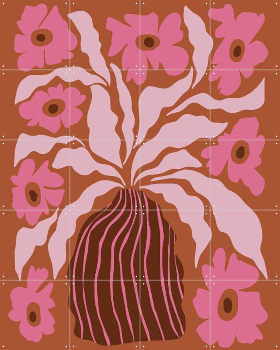 Mid-century Blooming Pot