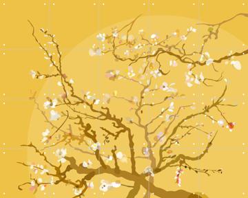 IXXI - Almond Blossom Yellow by Wesley van der Heijden & Van Gogh 21st Century