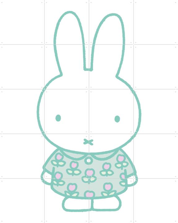 Nijntje met Tulpenjurk Mintgroen