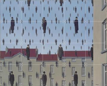 'Golconde (1953)' by Magritte & Standaard Uitgeverij