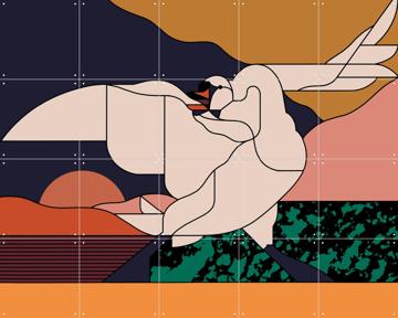 'The threatened swan' by ZenkOne & Rijksmuseum 2.0