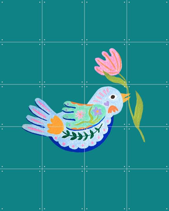 Floral Fantasy Bird