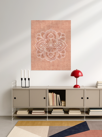 Marrakech Terracotta Mandala Texture