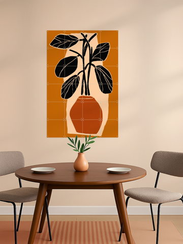 Bold Leaf Silhouette