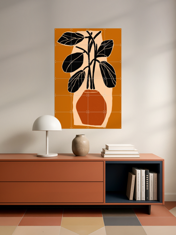 Bold Leaf Silhouette